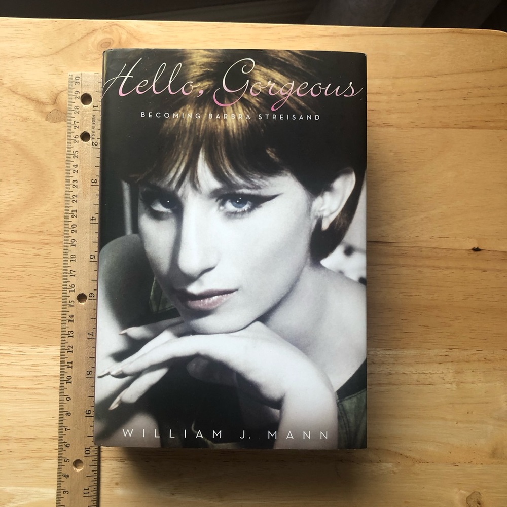 Hello, Gorgeous: Becoming Barbra Streisand - Hardcover Book (Black, Pink) First